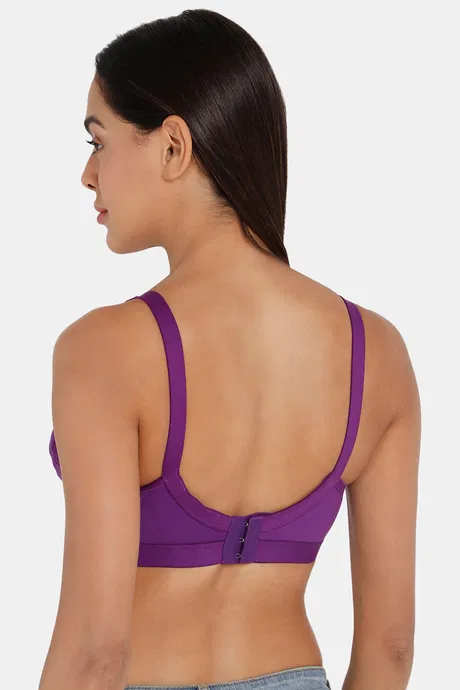 Intimacy Single Layered Non Wired Full Coverage T-Shirt Bra - Magic Purple