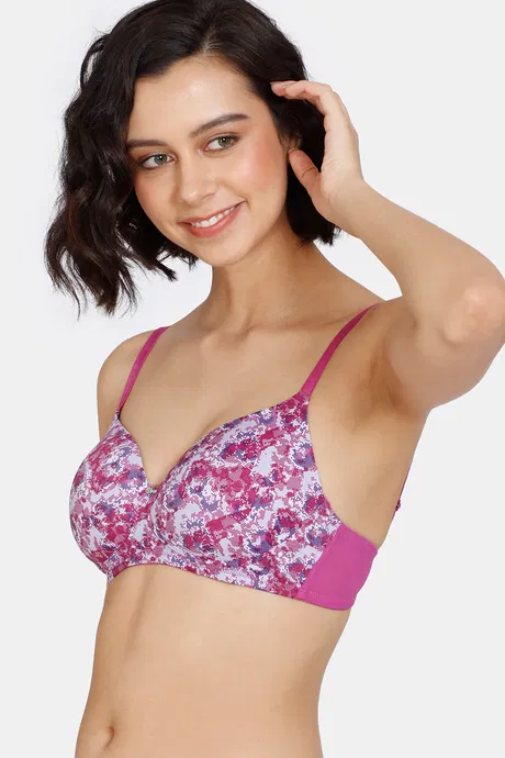 Pixel Play Padded Non Wired 3/4th Coverage T-Shirt Bra